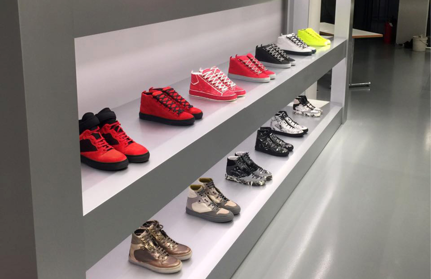 Flowcoat SF41 installed at Balenciaga Outlet Store