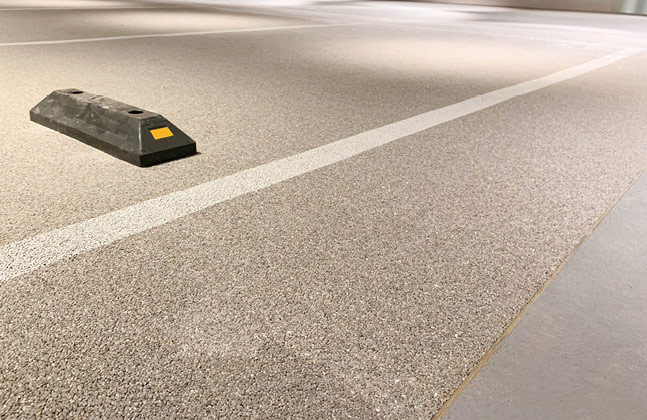 The Deckshield range was chosen for the anticipated high level of traffic in the car park