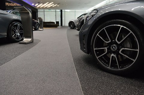Cycle and Carriage Showroom Showcases Flowcrete Flooring Solutions