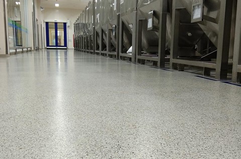 Bayer Chooses Decorative Resin Terrazzo Floor
