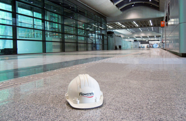 Flowcrete Flooring At Hong Kong Airport