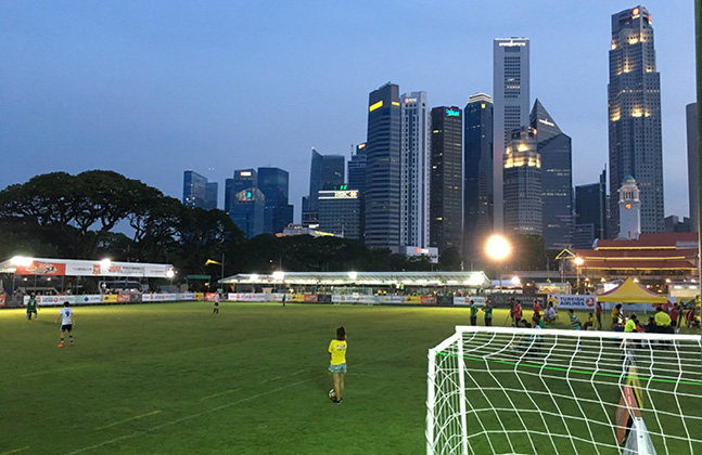 Flowcrete Supports Singapore Soccer Spectacle